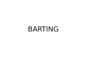 BARTING